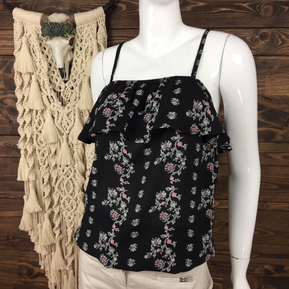 Torrid | Floral Ruffle Tiered‎ Tank Blouse